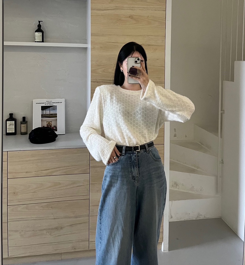 AMUSE SEOUL東大門㊣實拍女士新品時尚真品推薦休閑針織衫AMUSE SEOUL針織衫