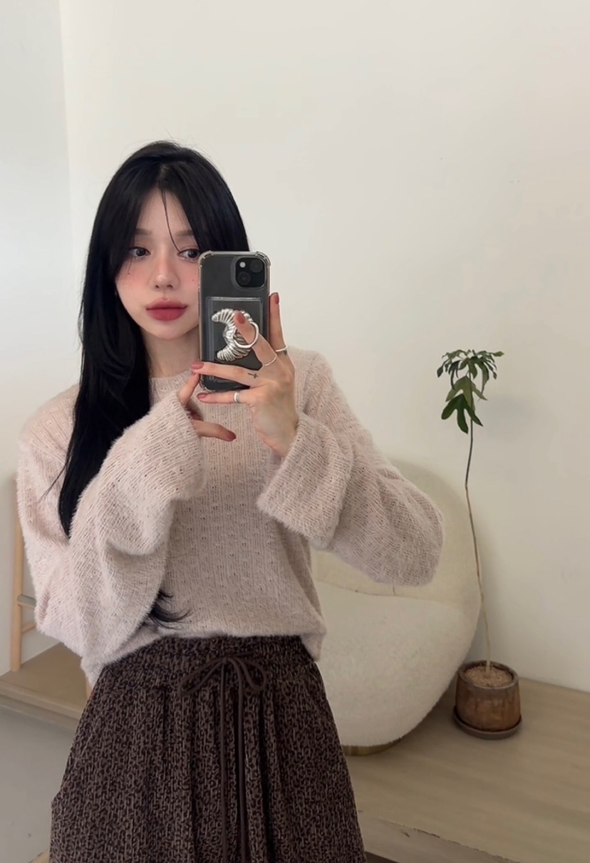 AMUSE SEOUL東大門㊣實拍女士新品時尚真品推薦休閑針織衫AMUSE SEOUL針織衫