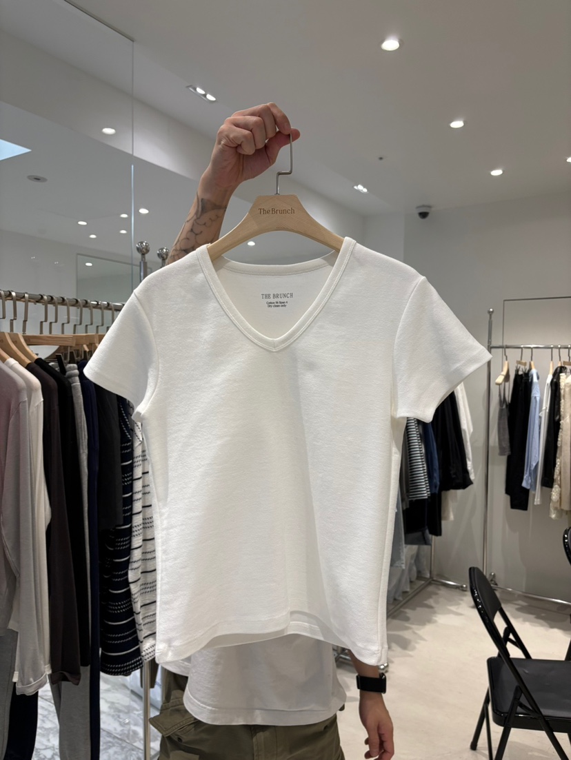 THE BRUNCH東大門㊣直郵女士新品職業休閑熱賣時尚人氣T恤THE BRUNCHT恤