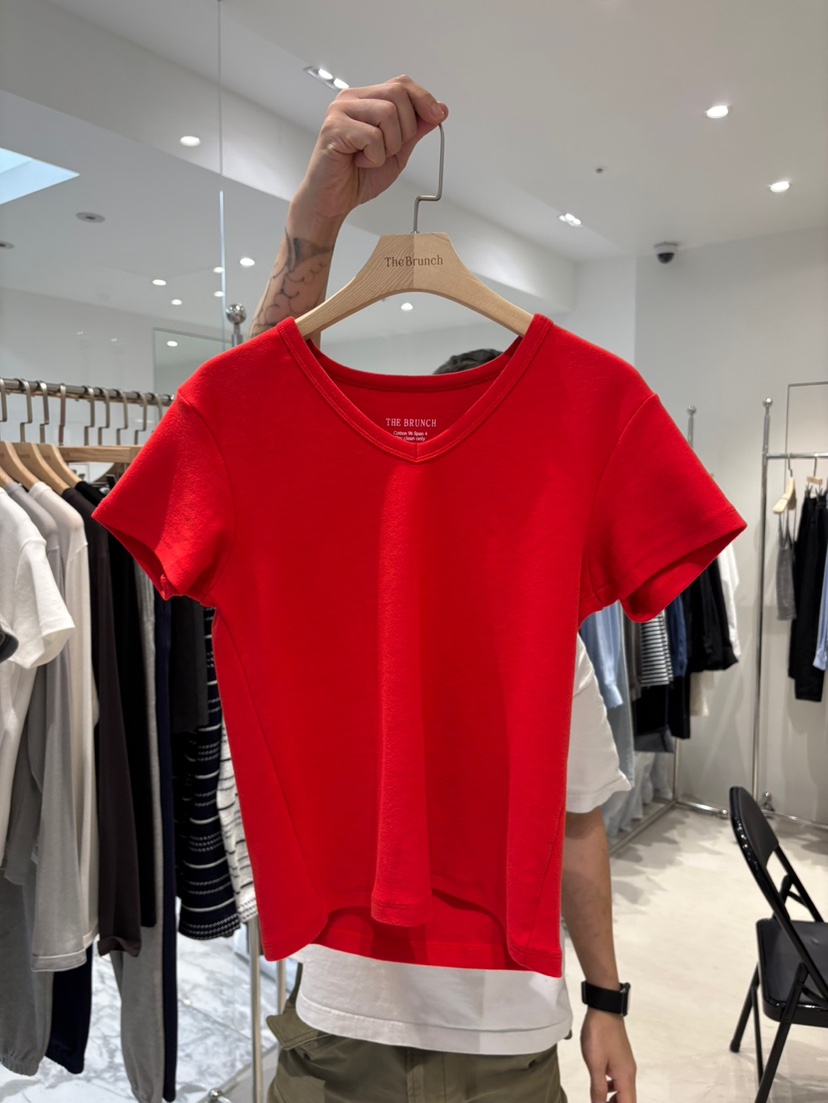 THE BRUNCH東大門㊣直郵女士新品職業休閑熱賣時尚人氣T恤THE BRUNCHT恤圖色3