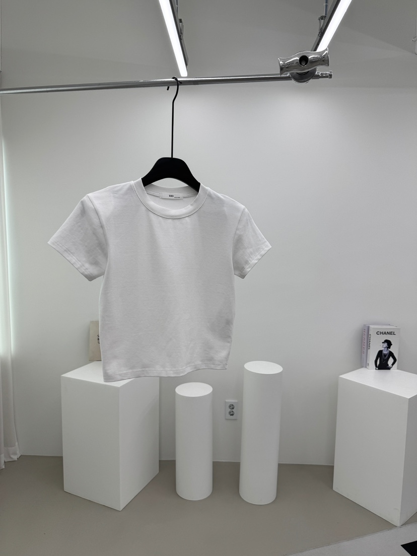 RED-A韓國代購㊣女士新品職業熱賣真品25秋冬人氣休閑時尚T恤RED-AT恤圖色2