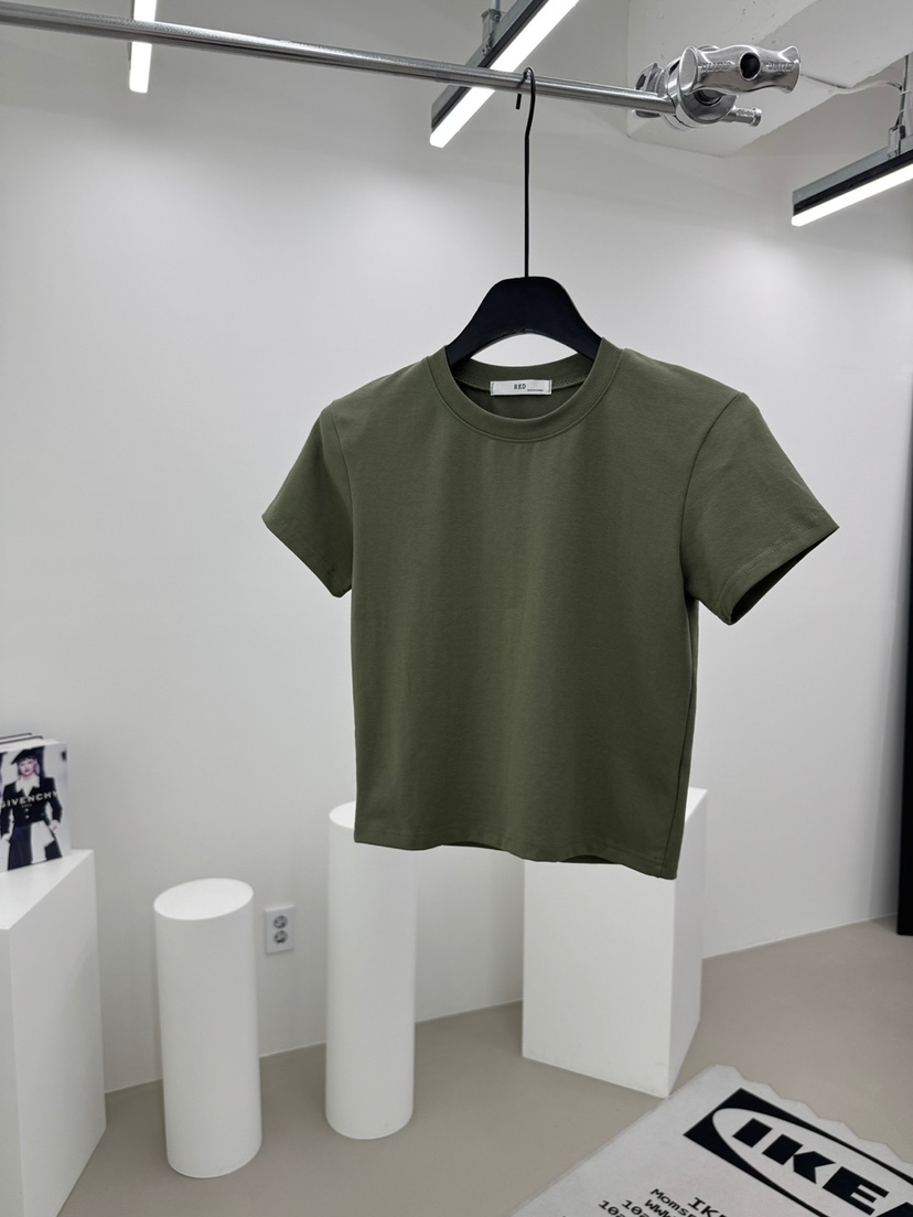 RED-A韓國代購㊣女士新品職業熱賣真品25秋冬人氣休閑時尚T恤RED-AT恤圖色3