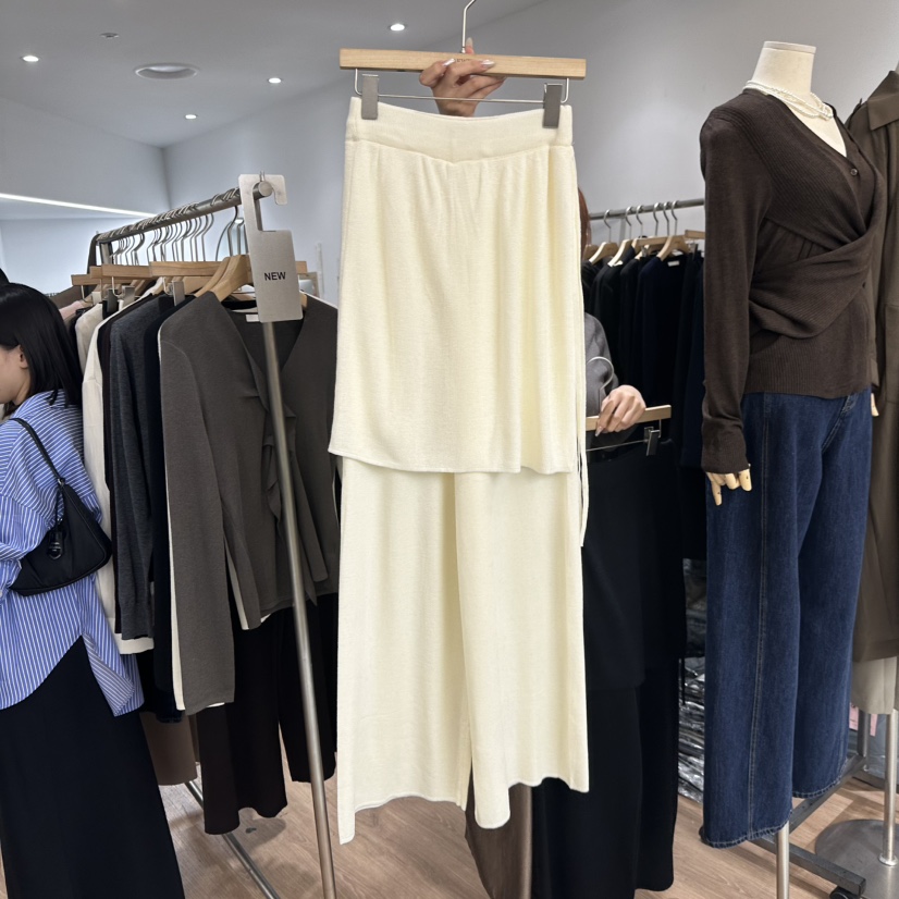 LEWIN韓國代購㊣女士新款25秋冬推薦職業時尚人氣熱賣休閑裙褲LEWIN裙褲圖色3