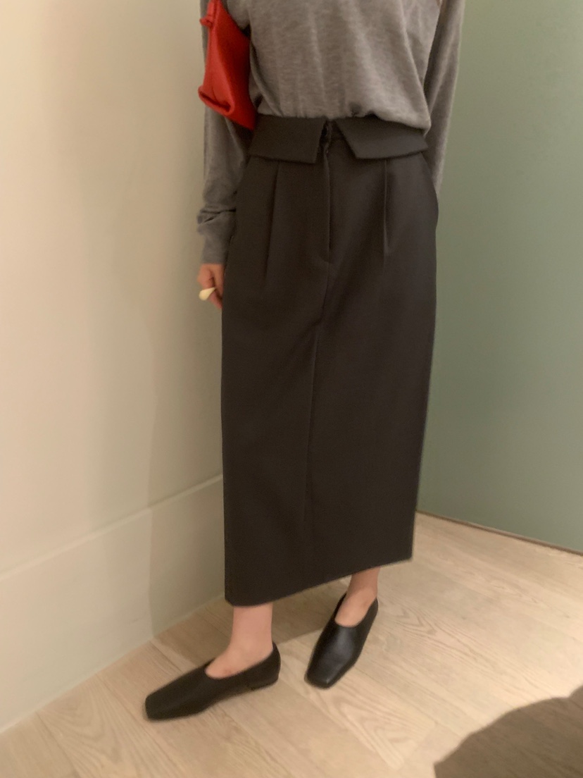 SHOP POSTER東大門㊣代購女士新款人氣時尚25秋冬半身裙中短裙SHOP_POSTER半身裙/中短裙