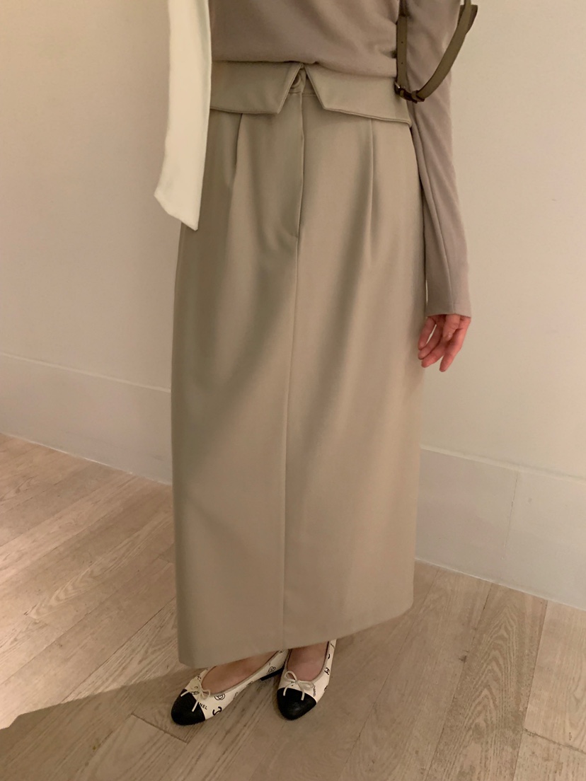 SHOP POSTER東大門㊣代購女士新款人氣時尚25秋冬半身裙中短裙SHOP_POSTER半身裙/中短裙
