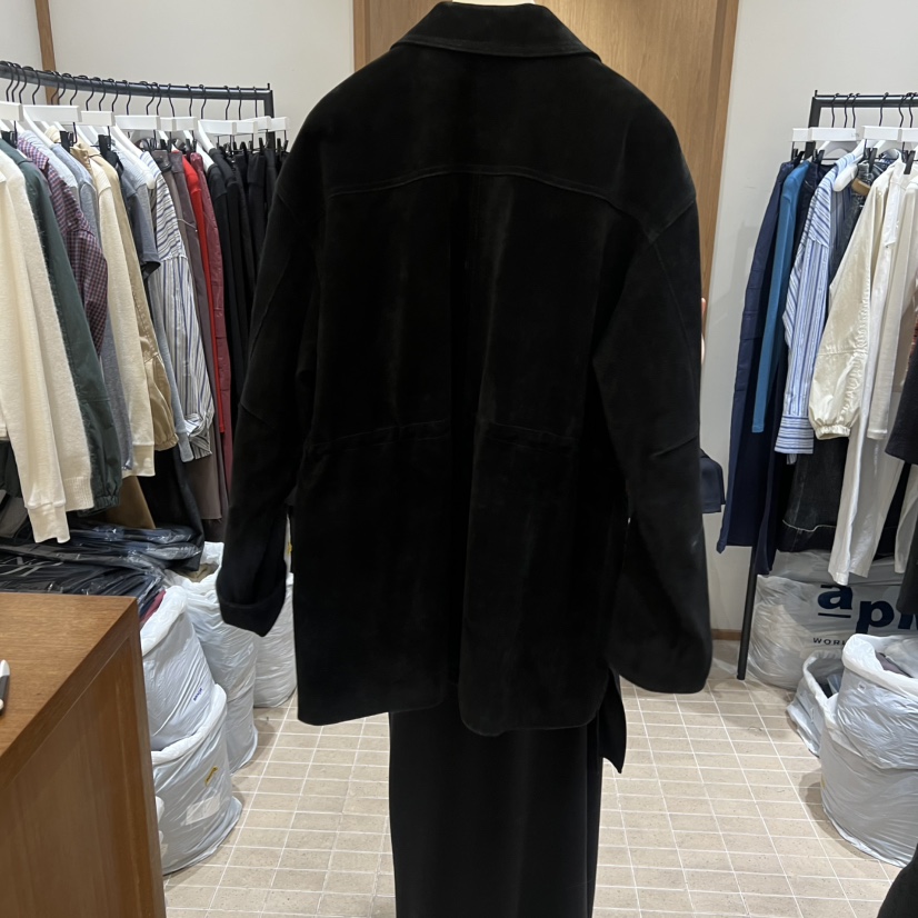 LOFN韓國直郵㊣女士新款人氣休閑熱賣時尚推薦真品夾克絨面革LOFN夾克