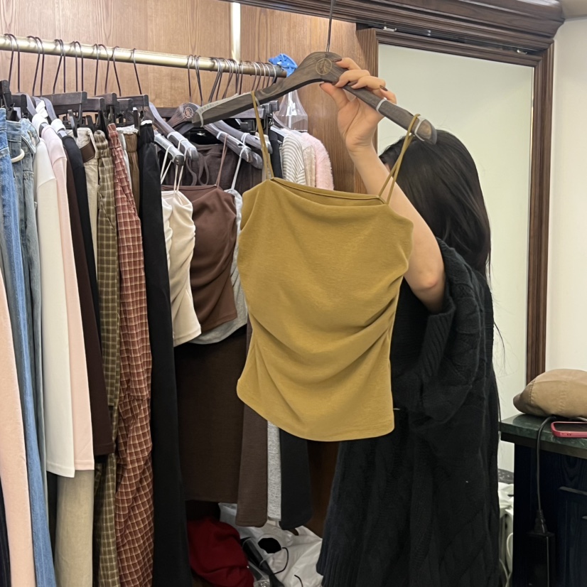 VIRKIN東大門㊣代購女士新款人氣推薦25秋冬熱賣真品吊帶背心VIRKIN吊帶/背心圖色3