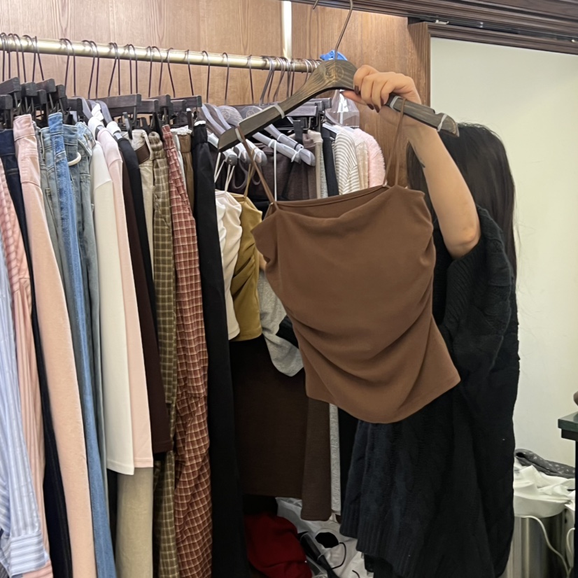 VIRKIN東大門㊣代購女士新款人氣推薦25秋冬熱賣真品吊帶背心VIRKIN吊帶/背心圖色4