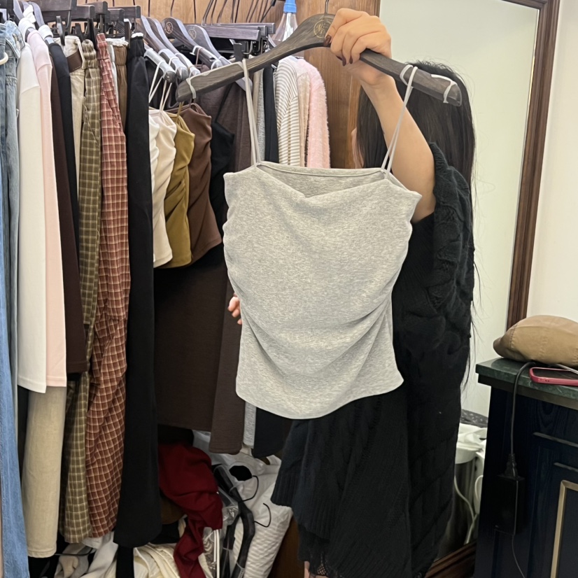 VIRKIN東大門㊣代購女士新款人氣推薦25秋冬熱賣真品吊帶背心VIRKIN吊帶/背心圖色5