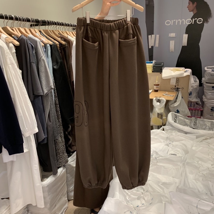 ORMORE韓國直郵㊣女裝新品真品推薦熱賣人氣時尚25秋冬休閑褲ORMORE休閑褲圖色3