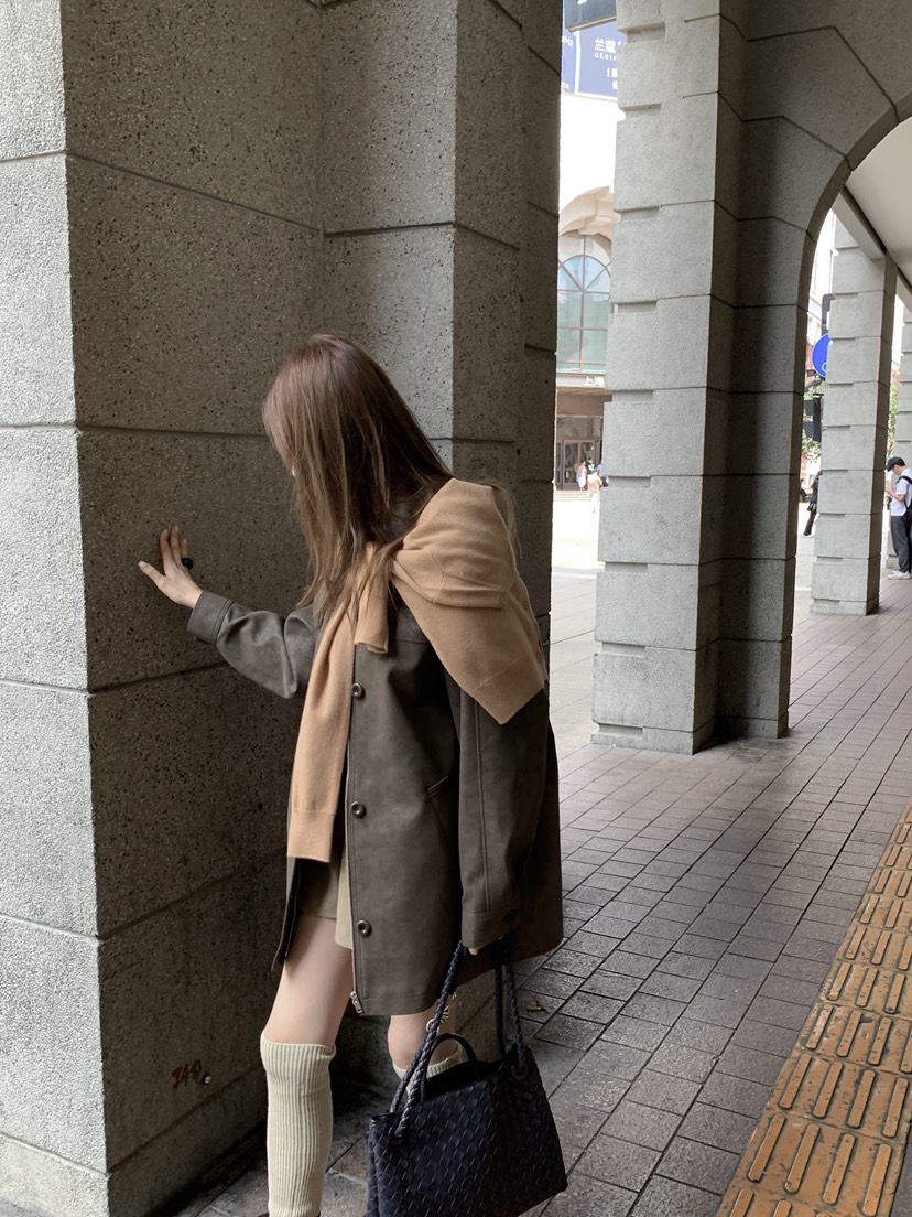 SHOP POSTER韓國直郵㊣女裝新品推薦職業熱賣休閑人氣夾克SHOP_POSTER夾克