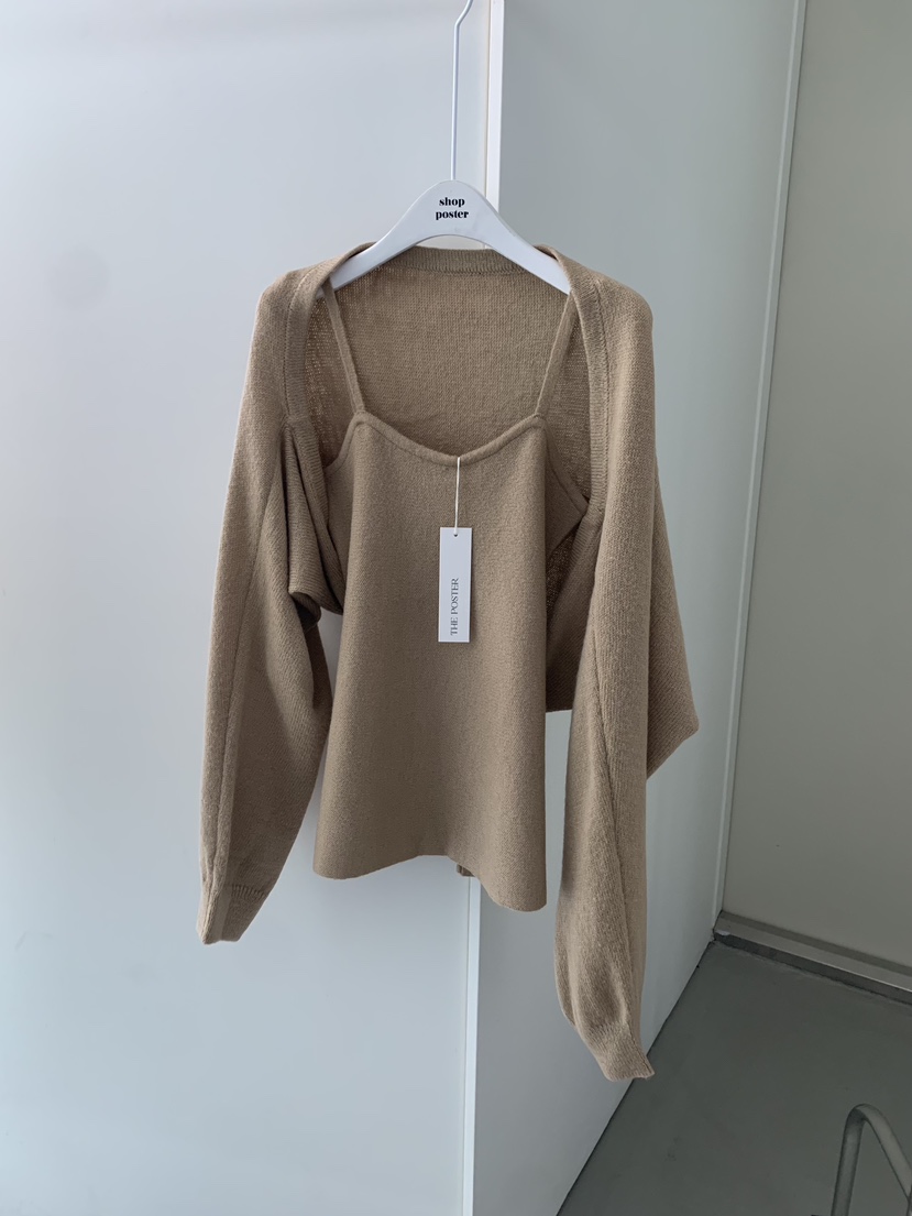 SHOP POSTER韓國直郵㊣女裝新款時尚熱賣25秋冬人氣真品套裝SHOP_POSTER套裝圖色2