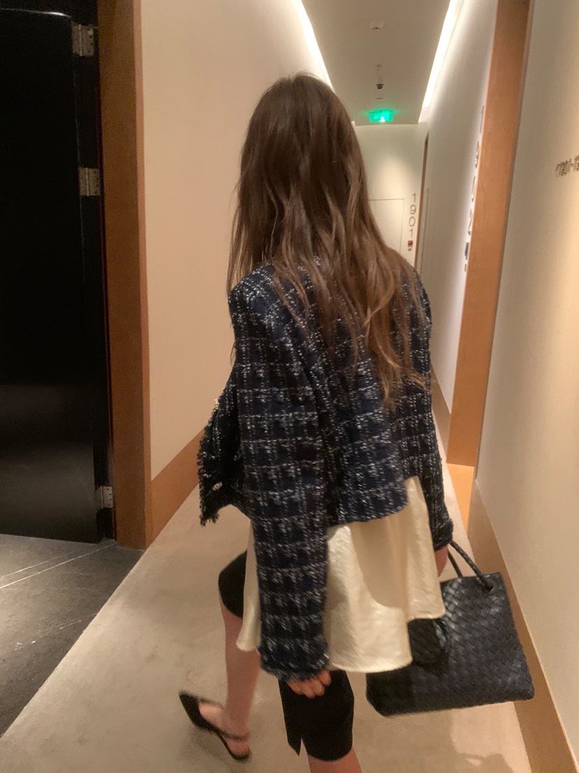 SHOP POSTER東大門㊣直郵女裝新品真品時尚推薦夾克粗花呢SHOP_POSTER夾克
