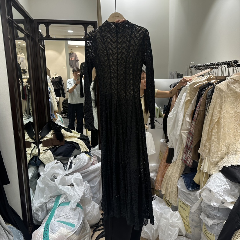 THEMORYPARK東大門㊣直郵女裝新品真品職業25秋冬人氣連衣裙THE MORY PARK連衣裙圖色2