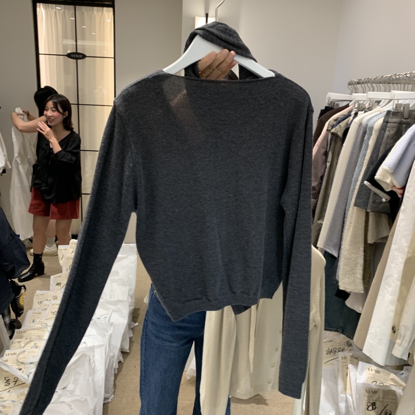 VENIR-a韓國代購㊣女士新款職業真品25秋冬休閑時尚針織衫VENIR-a針織衫