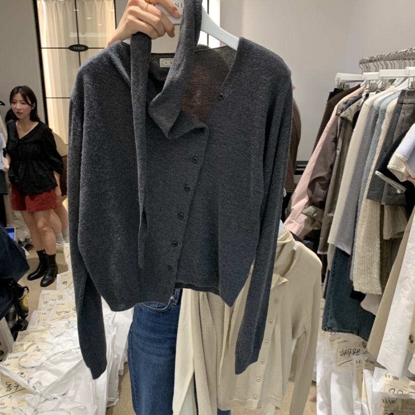 VENIR-a韓國代購㊣女士新款職業真品25秋冬休閑時尚針織衫VENIR-a針織衫圖色3