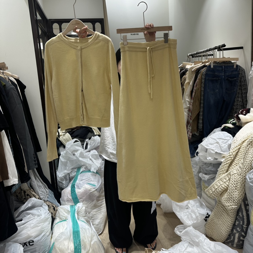 THEMORYPARK韓國直郵㊣女裝新品人氣25秋冬時尚熱賣套裝兩件套THE MORY PARK套裝