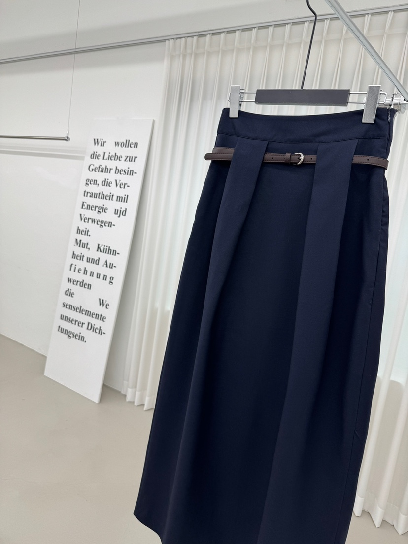 RED-A東大門㊣直郵女裝新款真品推薦熱賣人氣休閑長裙含腰帶RED-A長裙圖色2