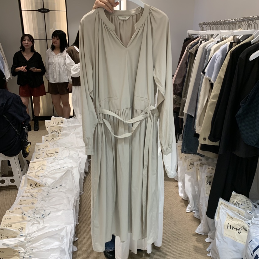 VENIR-a東大門㊣代購女士新款真品熱賣推薦時尚25秋冬連衣裙VENIR-a連衣裙