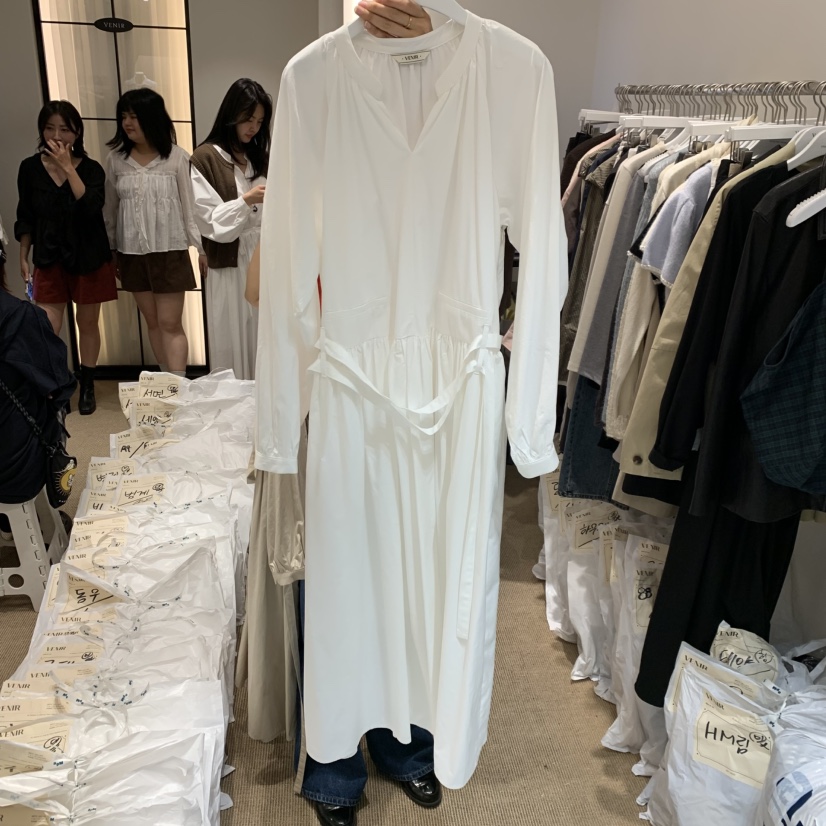 VENIR-a東大門㊣代購女士新款真品熱賣推薦時尚25秋冬連衣裙VENIR-a連衣裙圖色2