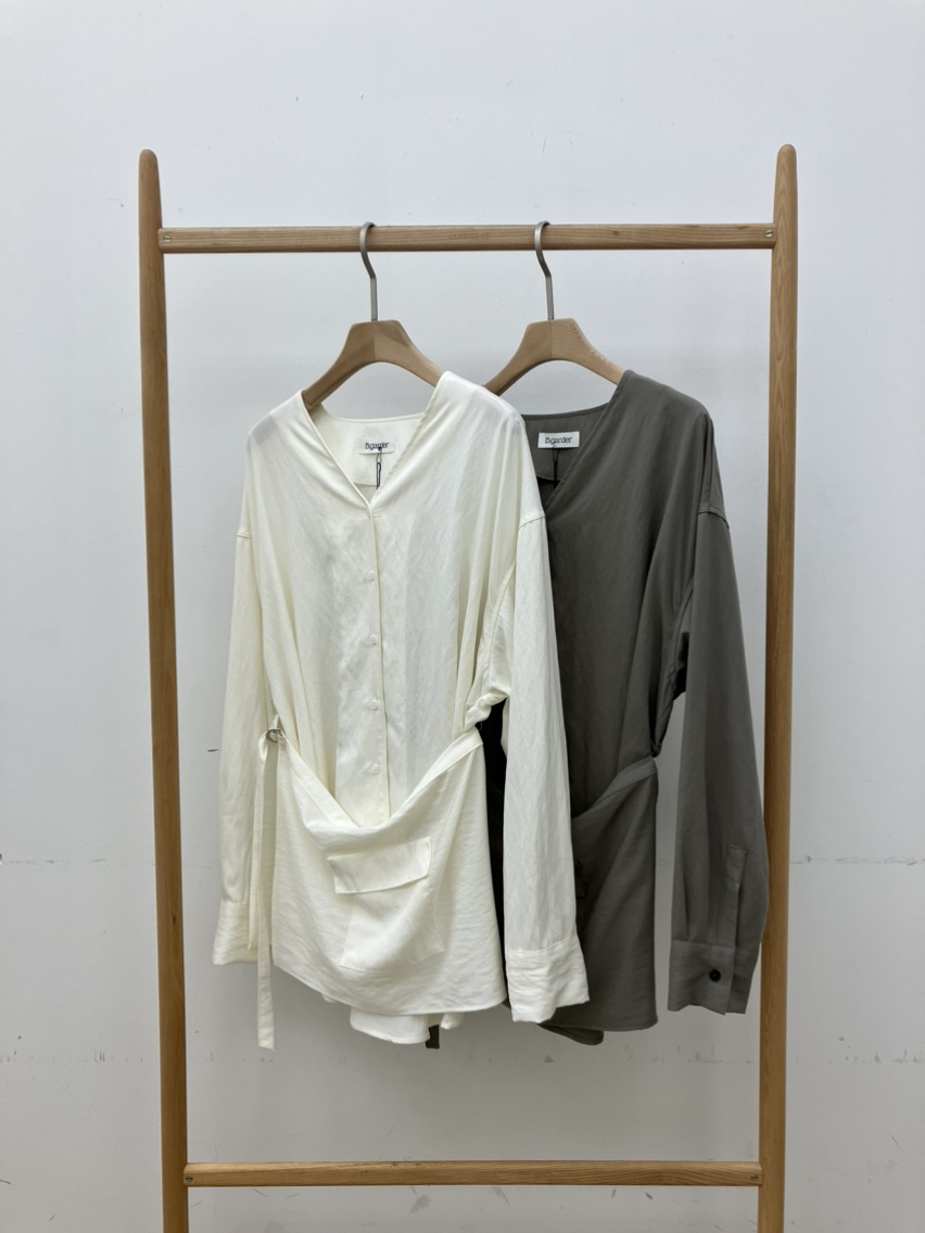 B_GARDER韓國代購㊣女裝新品時尚推薦職業25秋冬襯衫蕾絲衫B.GARDER襯衫/蕾絲衫