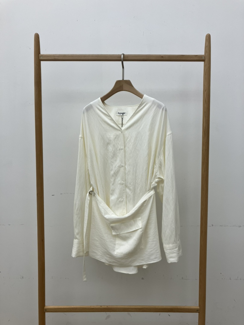B_GARDER韓國代購㊣女裝新品時尚推薦職業25秋冬襯衫蕾絲衫B.GARDER襯衫/蕾絲衫