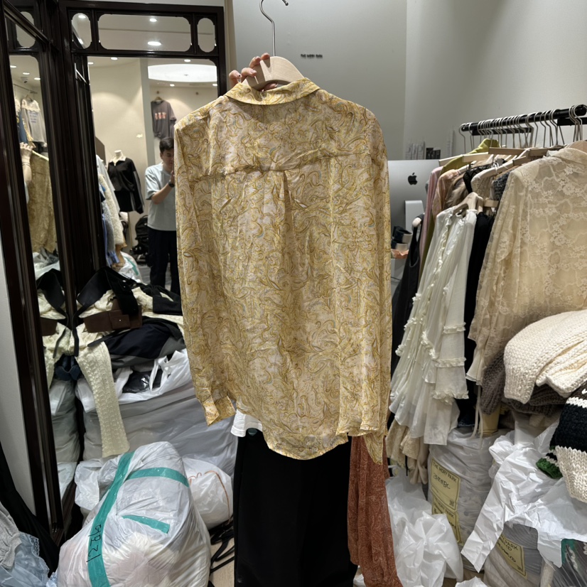 THEMORYPARK東大門㊣直郵女裝新品熱賣休閑人氣25秋冬襯衫蕾絲衫THE MORY PARK襯衫/蕾絲衫