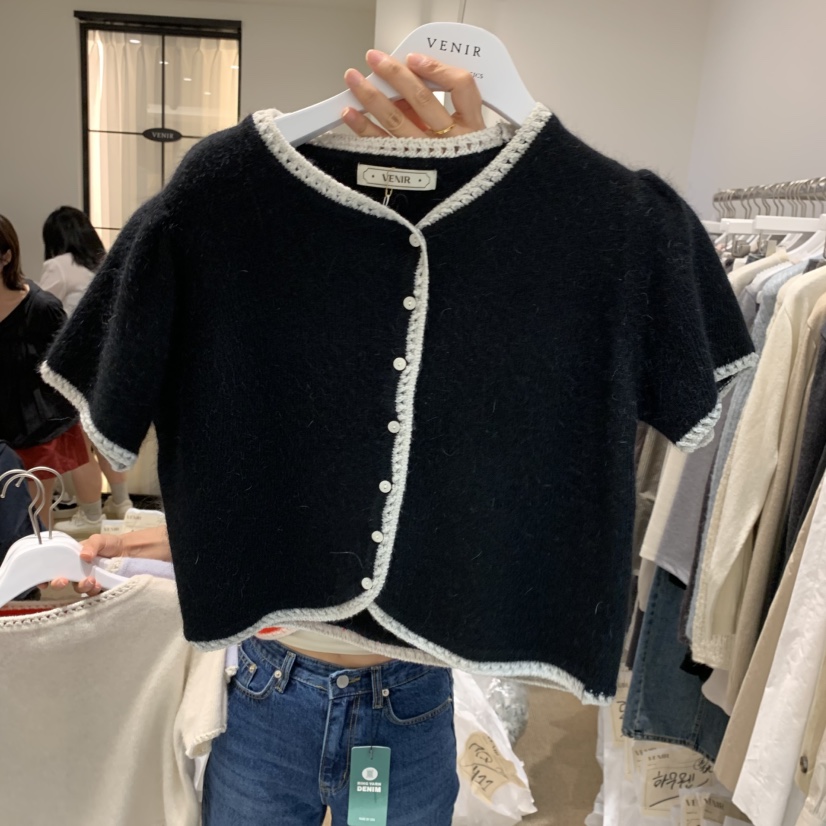 VENIR-a東大門㊣實拍女士新品真品熱賣推薦休閑針織衫安哥拉VENIR-a針織衫圖色4