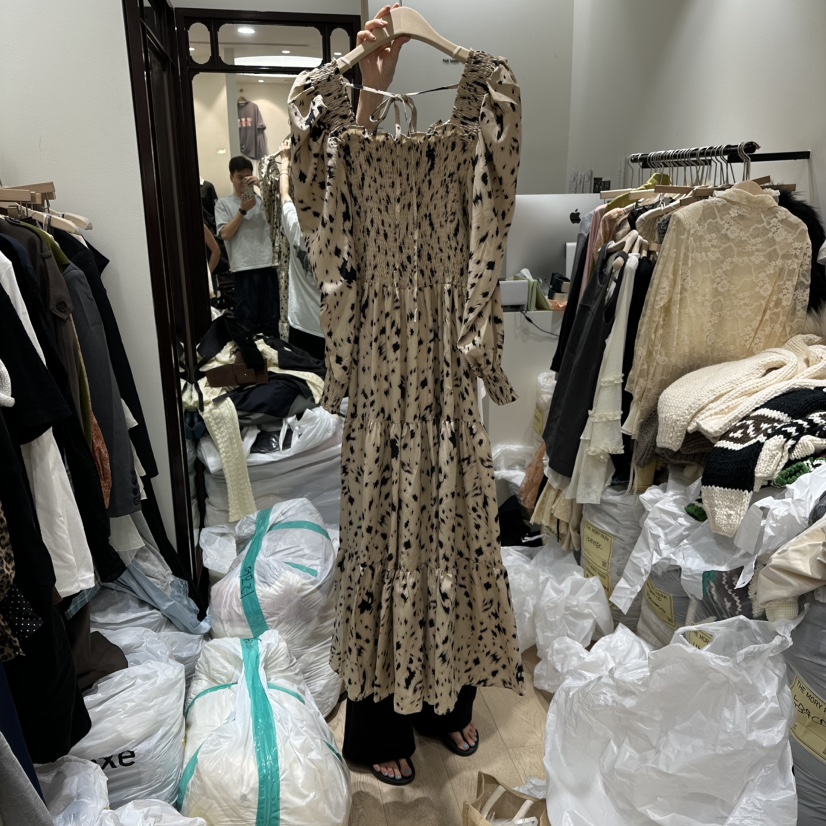 THEMORYPARK東大門㊣實拍女裝新品人氣25秋冬職業真品連衣裙THE MORY PARK連衣裙