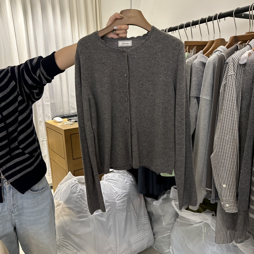 SIERRA東大門㊣代購女士新品25秋冬人氣推薦職業真品針織衫SIERRA針織衫圖色2