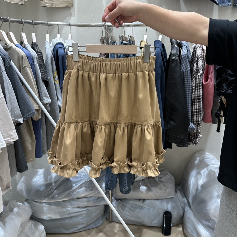 COCOMATON韓國代購㊣女士新款職業時尚熱賣真品25秋冬短裙絨面革COCOMATON短裙