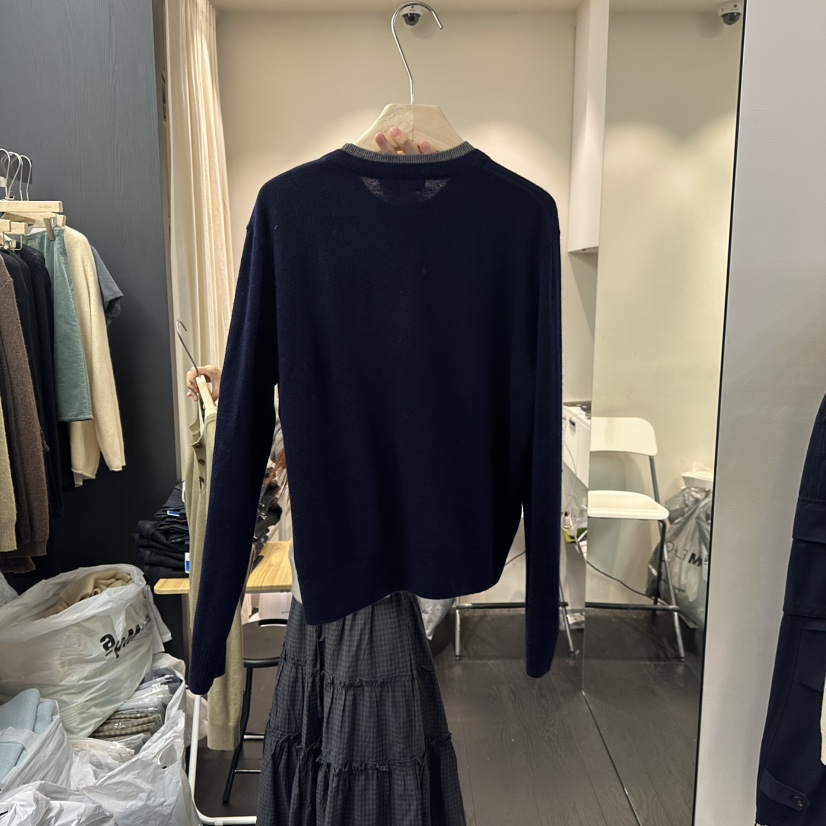 SALT BREAD東大門㊣代購女裝新款真品職業時尚針織衫假兩件SALT BREAD針織衫