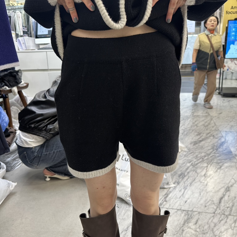 FOUNDATION東大門㊣直郵女士新品真品熱賣25秋冬職業推薦短褲FOUNDATION短褲圖色4