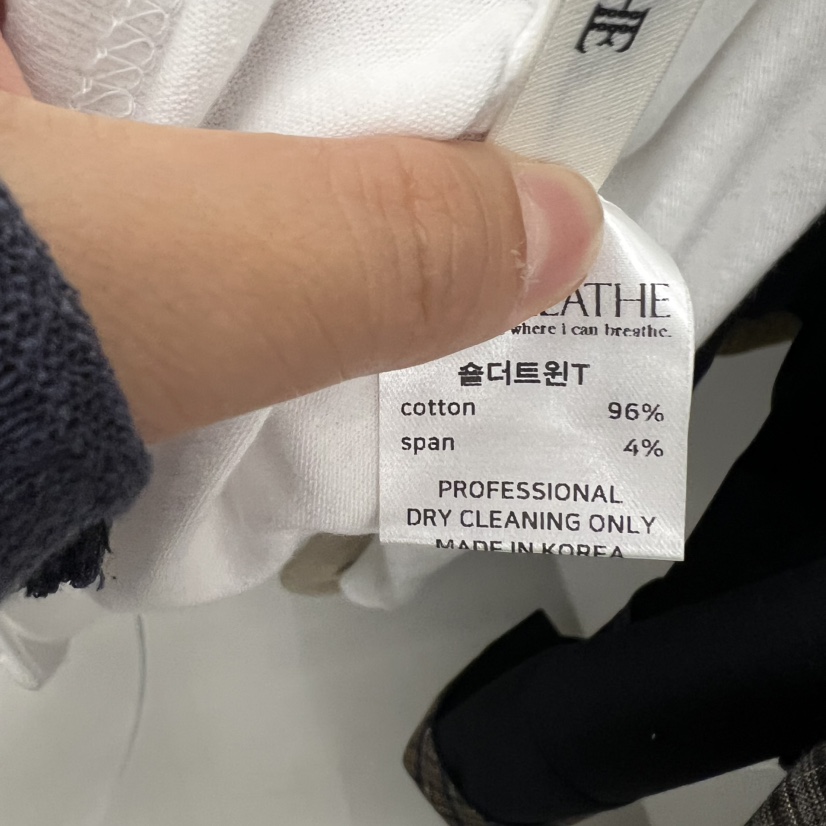 BREATHE韓國代購㊣女裝新品真品25秋冬熱賣休閑長袖T恤露肩BREATHE長袖T恤