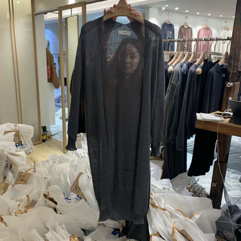 THE MUI韓國直郵㊣女裝新款真品25秋冬時尚熱賣長款風衣開衫THE MUI長款風衣