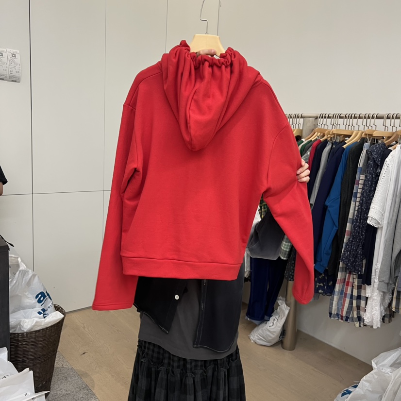 DOHWAJI韓國代購㊣女士新品25秋冬真品推薦休閑職業衛衣連帽衫DOHWAJI衛衣