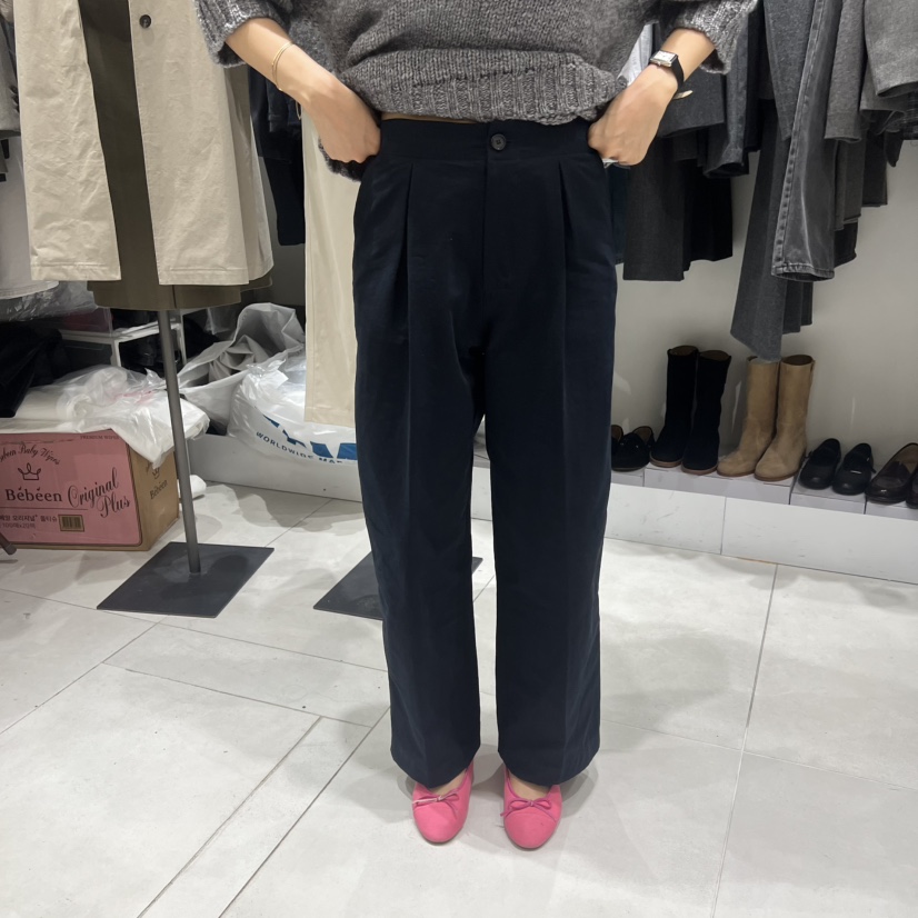 WOOD SAGE韓國直郵㊣女士新品職業人氣推薦休閑25秋冬休閑褲WOOD SAGE休閑褲