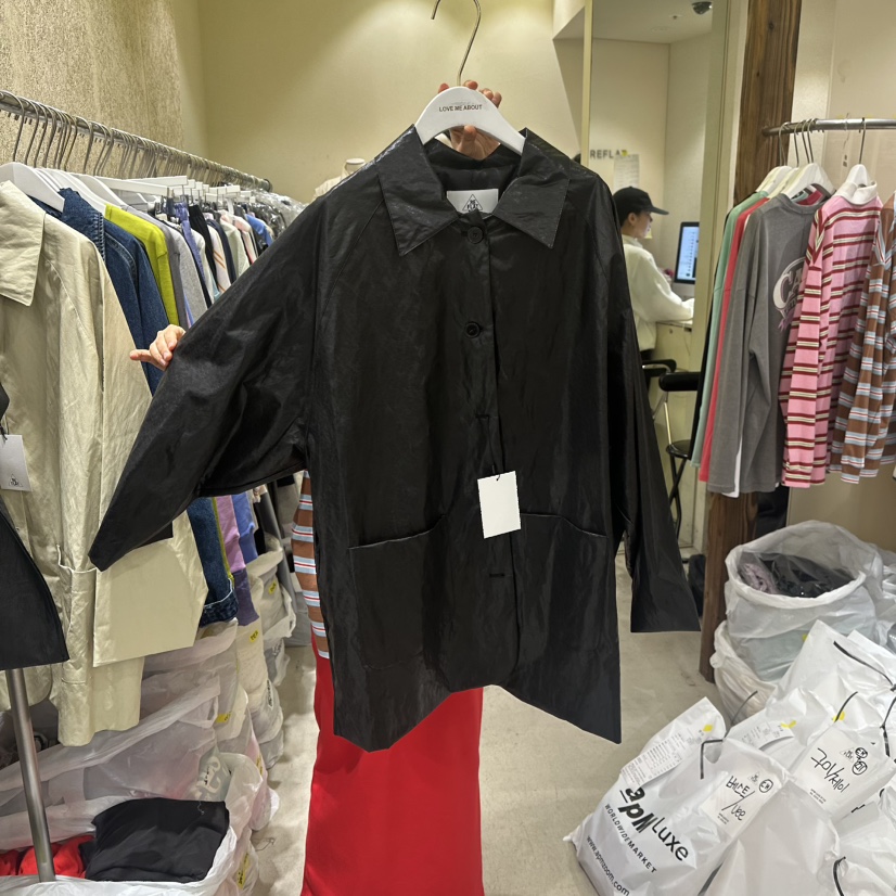 REFLAT韓國直郵㊣女士新品真品時尚休閑人氣25秋冬夾克插肩REFLAT夾克圖色2