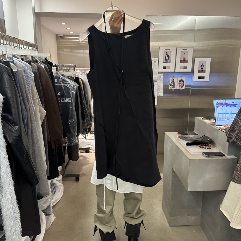 WEARABLE-L韓國代購㊣女士新款時尚職業熱賣真品休閑連衣裙WEARABLE連衣裙圖色2
