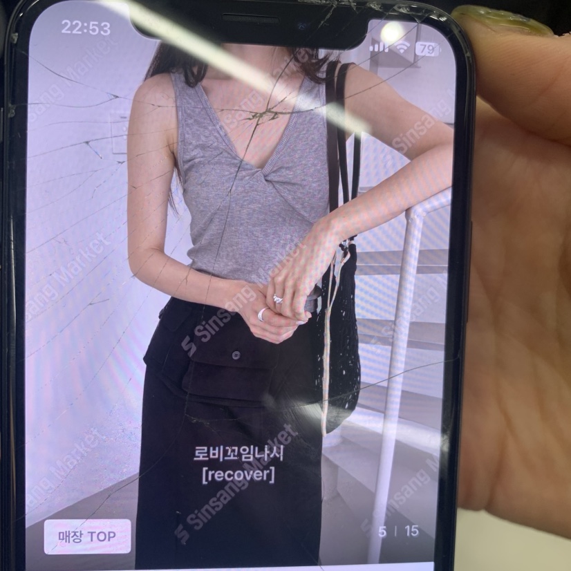 RECOVER東大門㊣代購女裝新品休閑職業推薦吊帶背心不含內搭RECOVER/MOMENT吊帶/背心