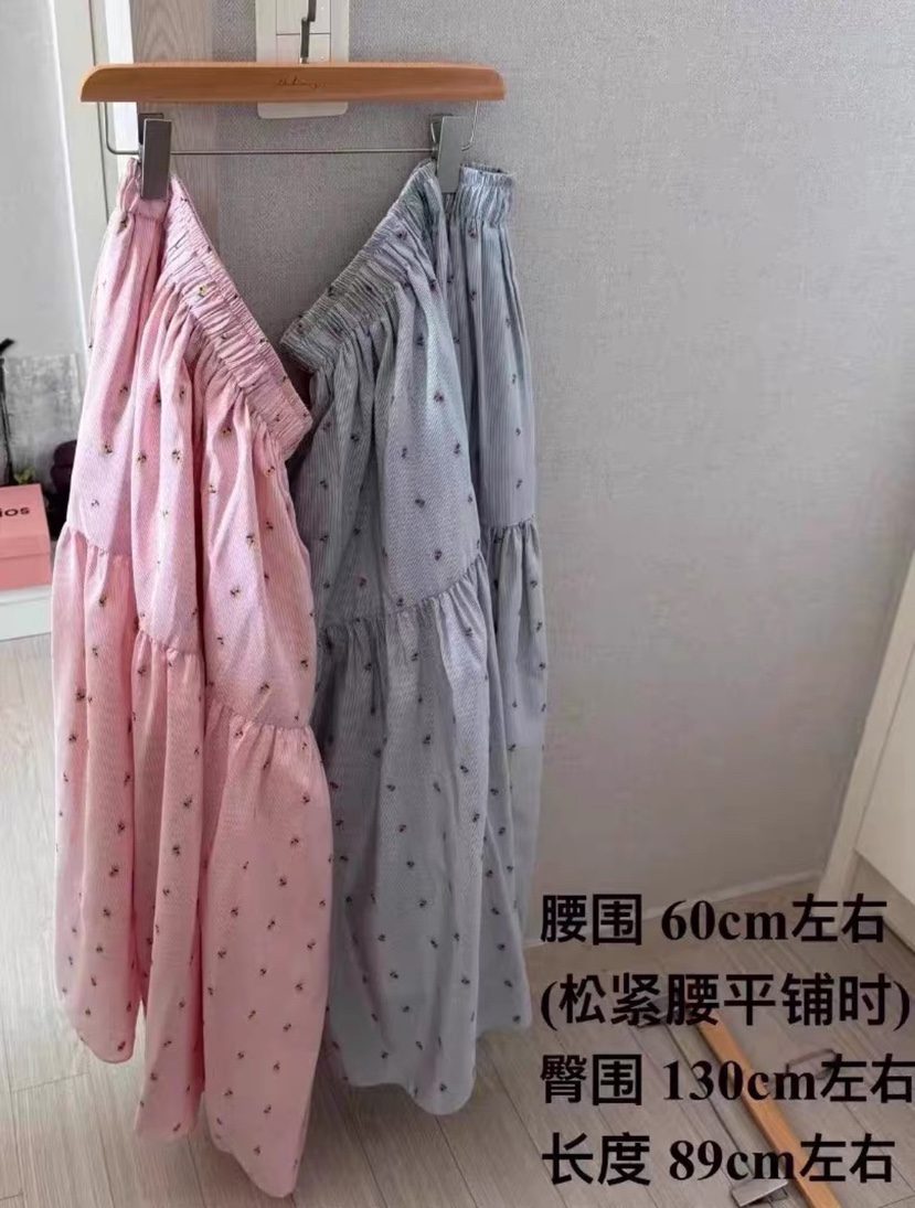 DOHWAJI韓國直郵㊣女士新款熱賣休閑25秋冬半身裙中短裙條紋DOHWAJI半身裙/中短裙