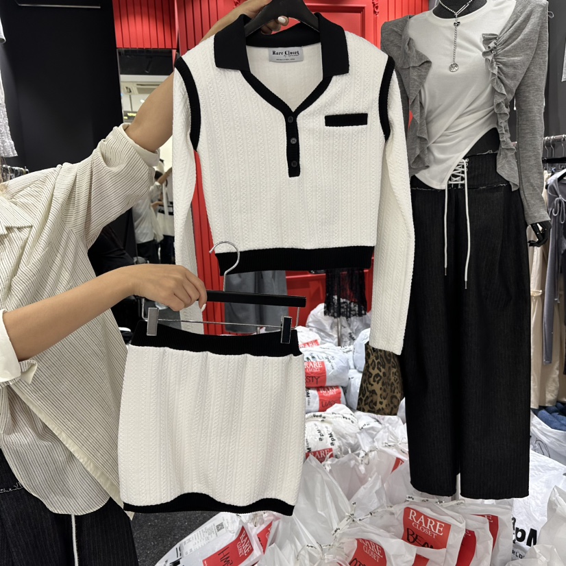 RARE CLOSET韓國直郵㊣女士新品休閑職業時尚推薦套裝兩件套RARE CLOSET套裝