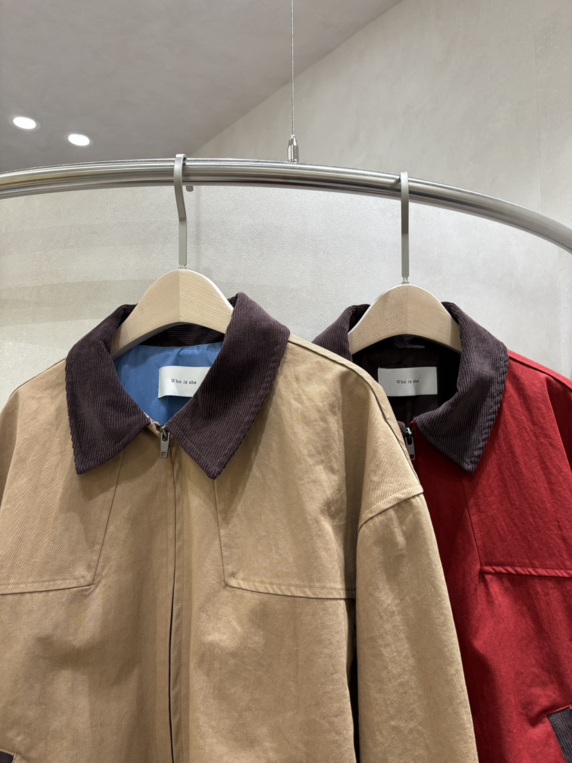 WHO IS SHE東大門㊣直郵女裝新品真品休閑時尚推薦25秋冬夾克WHO IS SHE夾克