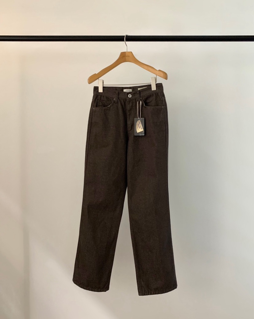 THE BRUNCH東大門㊣實拍女裝新品人氣真品休閑推薦25秋冬牛仔褲THE BRUNCH牛仔褲