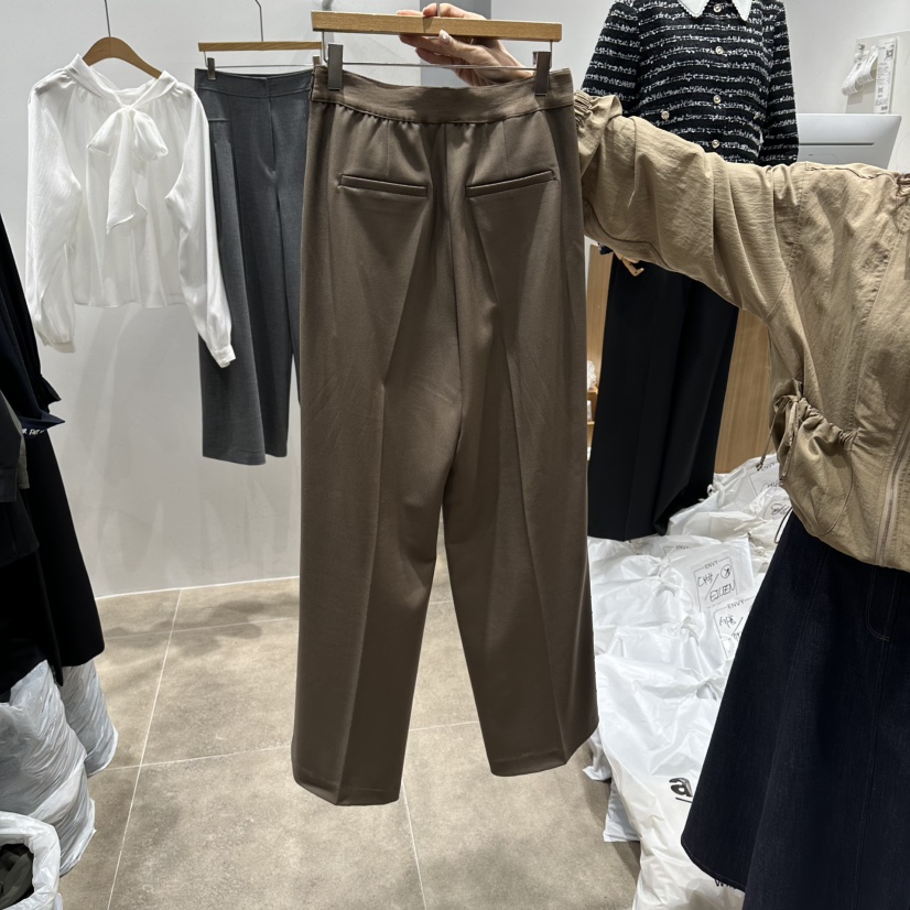 ENVY東大門㊣實拍女裝新款職業時尚真品熱賣25秋冬休閑褲綁帶ENVY休閑褲