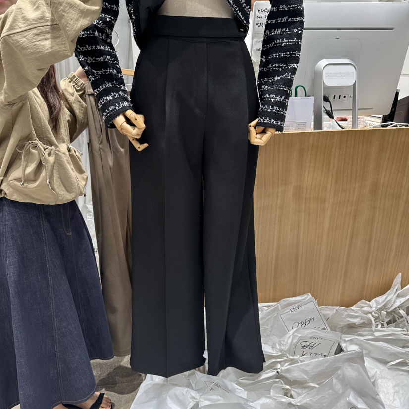 ENVY東大門㊣實拍女裝新款職業時尚真品熱賣25秋冬休閑褲綁帶ENVY休閑褲