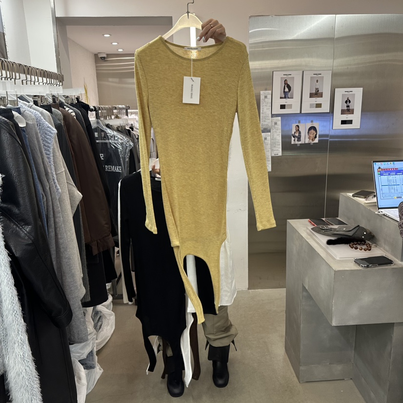 WEARABLE-L韓國代購㊣女士新品職業人氣休閑時尚25秋冬長袖T恤WEARABLE長袖T恤圖色3
