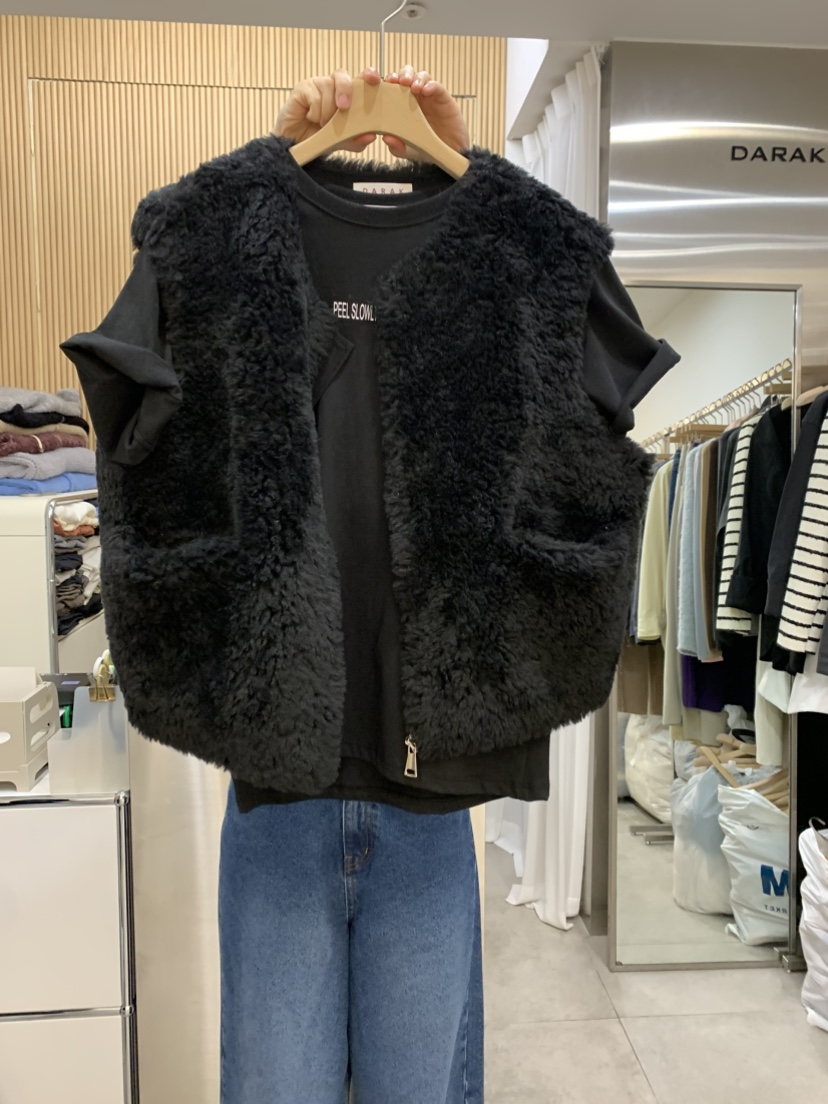 DARAK東大門㊣直郵女裝新品推薦人氣25秋冬真品熱賣職業馬甲DARAK馬甲