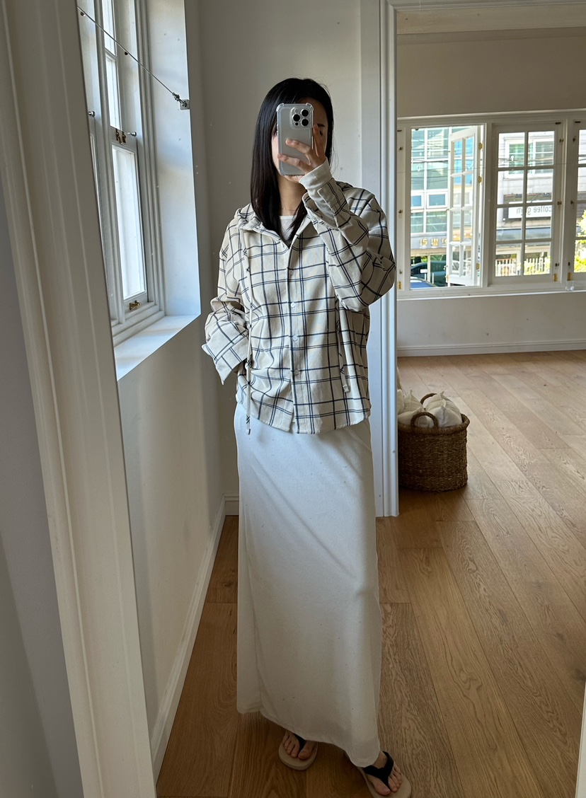LE VASE韓國直郵㊣女裝新款真品人氣休閑熱賣25秋冬職業長裙LE VASE長裙
