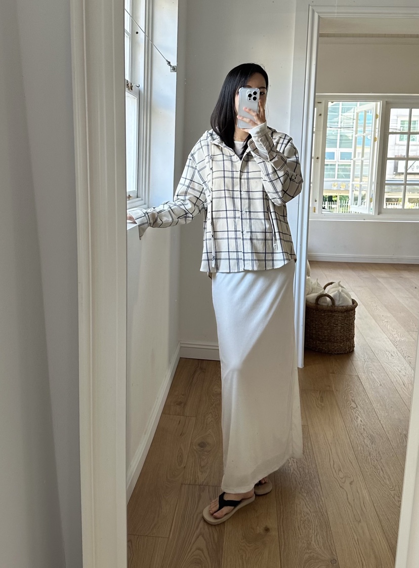 LE VASE韓國直郵㊣女裝新款真品人氣休閑熱賣25秋冬職業長裙LE VASE長裙